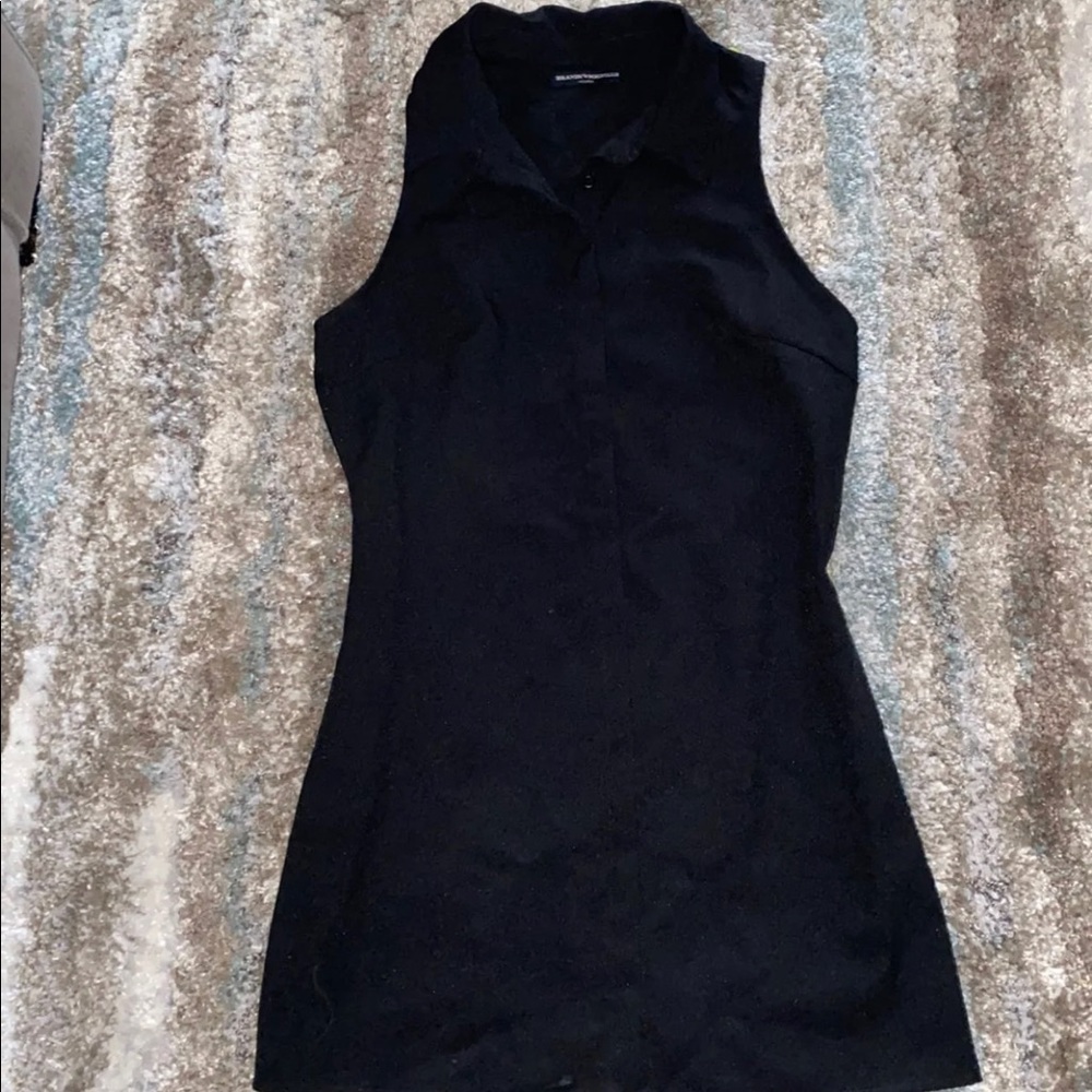 Brandy Melville black button up dress